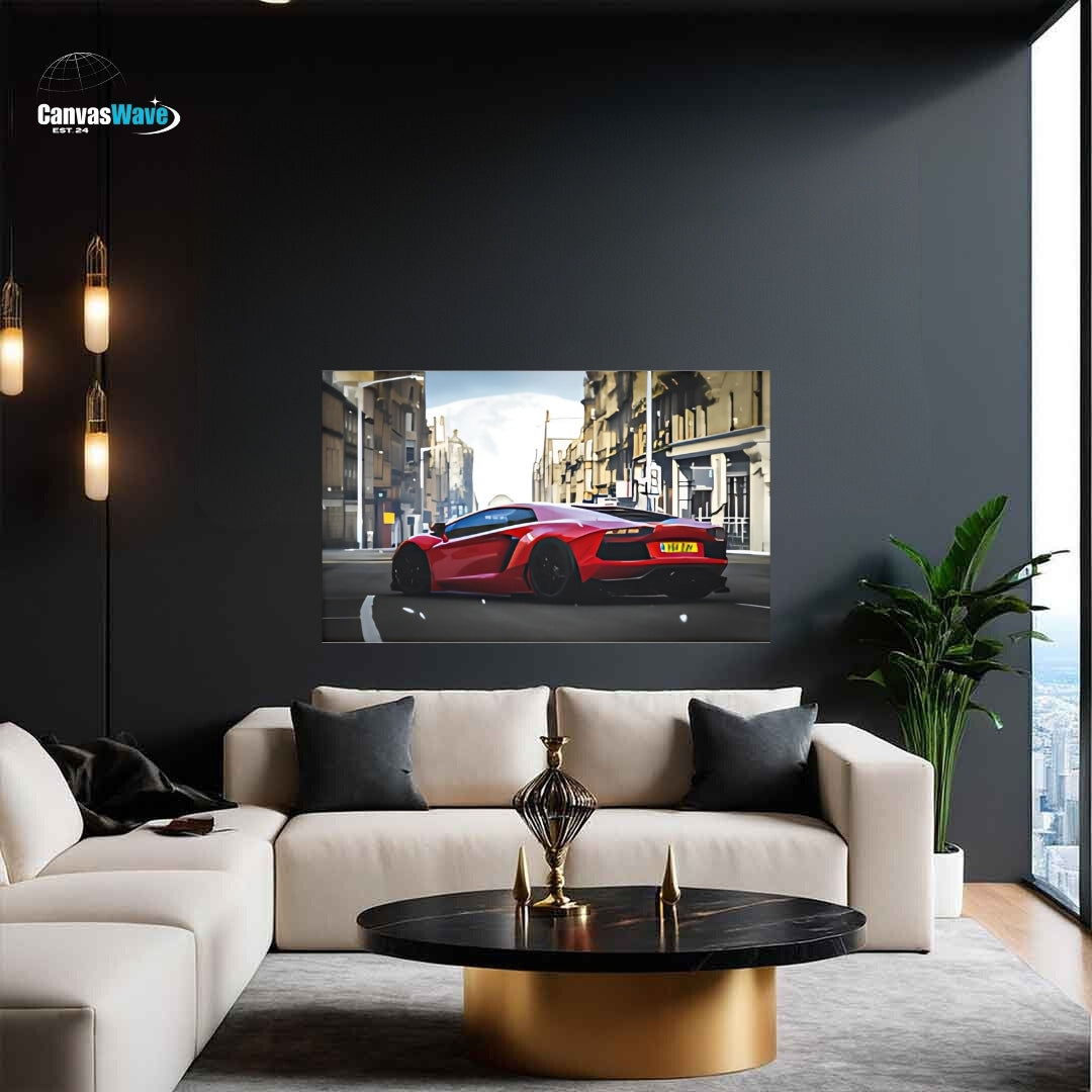 Red Rari Canvas